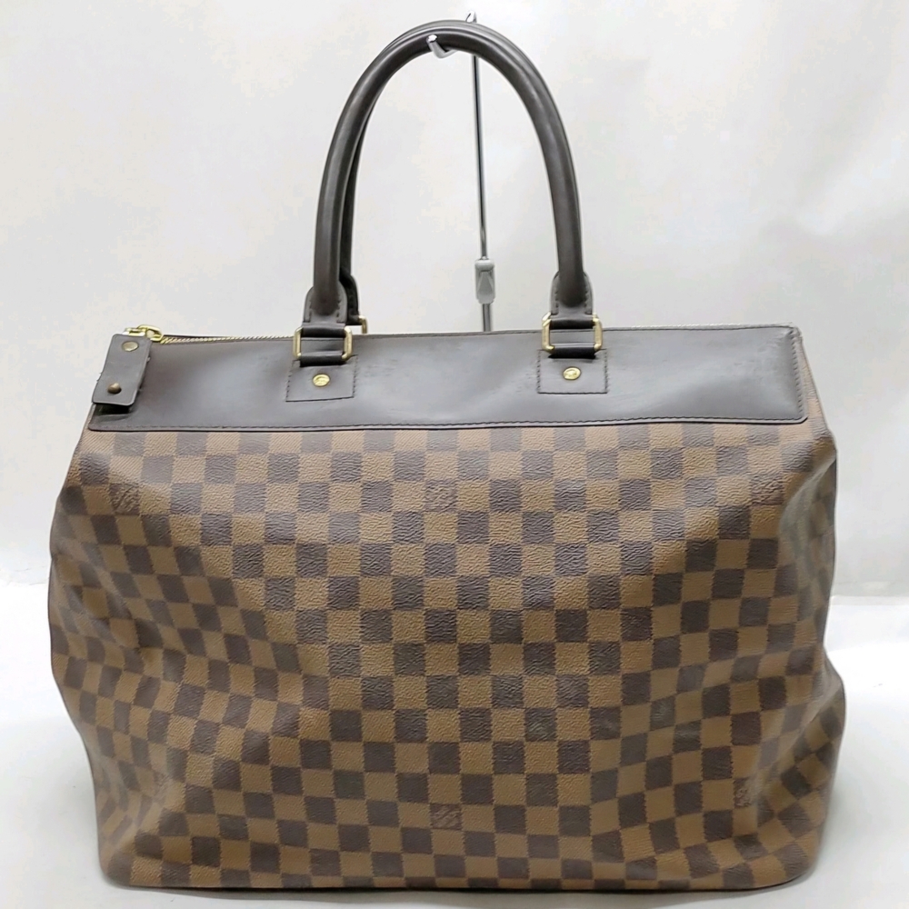 Louis Vuitton Checkered Greenwich Damier Brown Bag PM